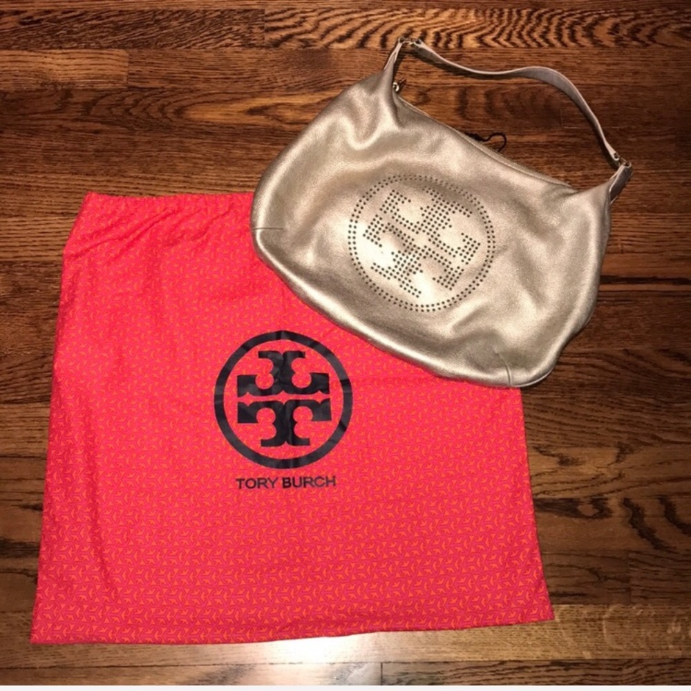 tory burch silver purse